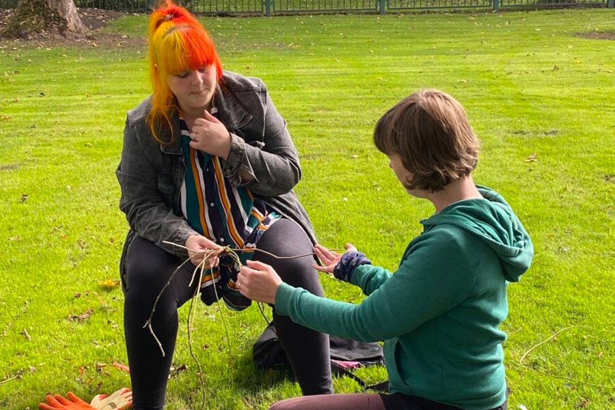 The Art of Weaving Ivy