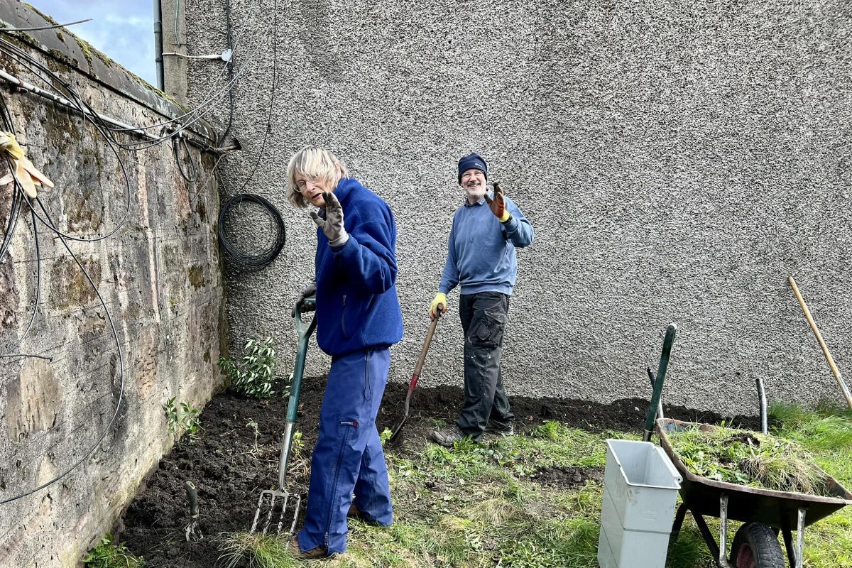 A Border of Flowers…