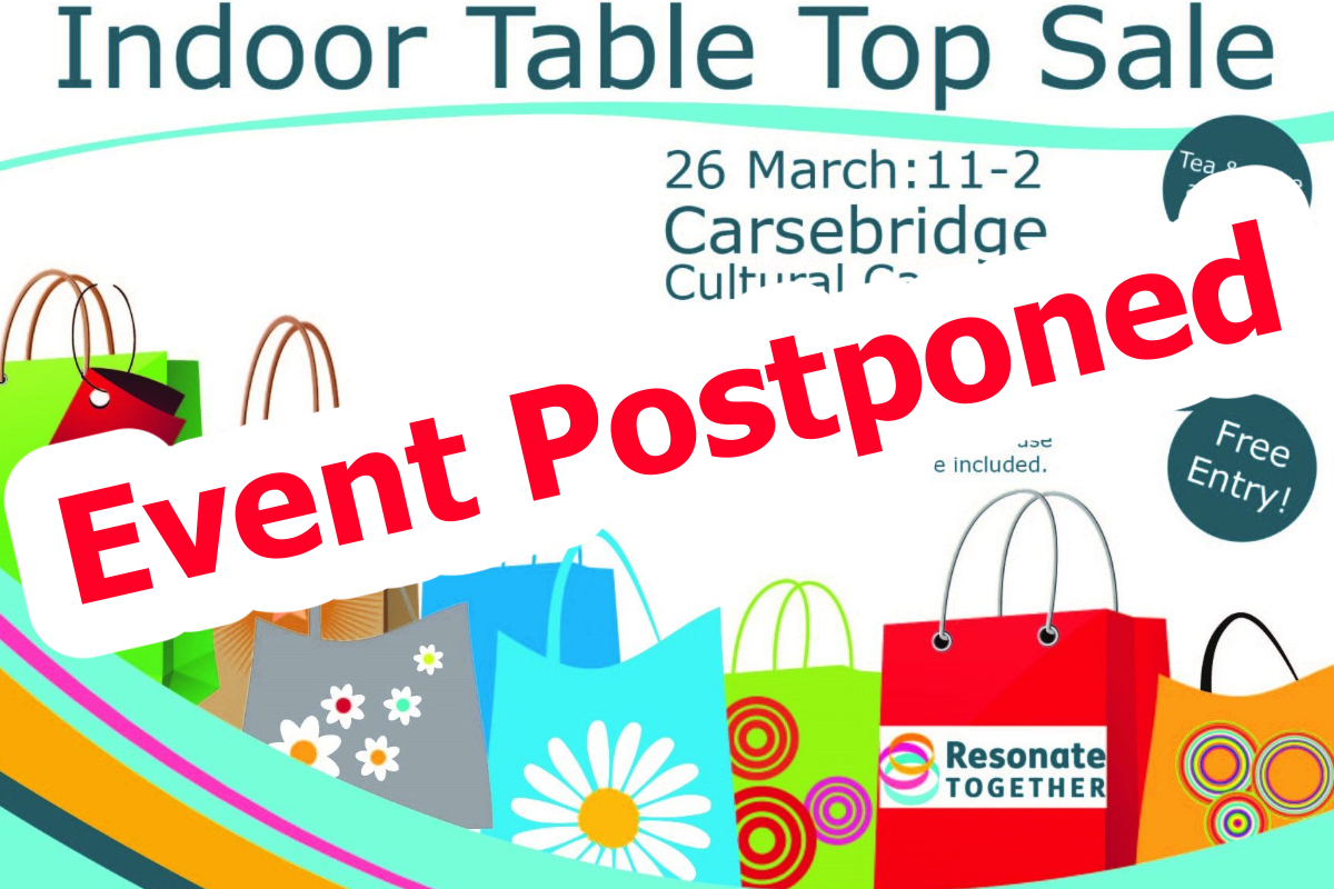 Table Top Sale – URGENT UPDATE